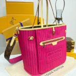 Louis Vuitton Neverfull Bandouliere Inside Out MM M12257 Peachblow